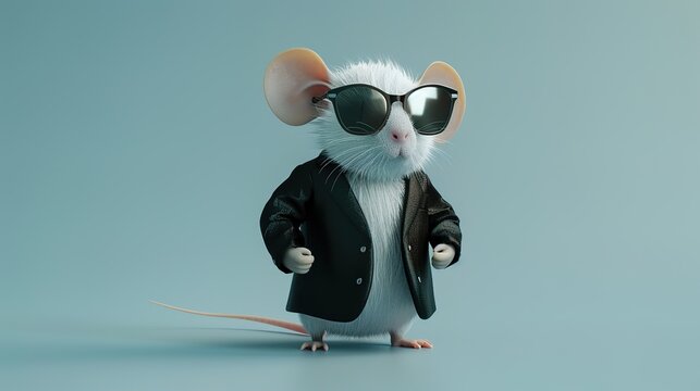 Mouse with sunglasses 2025