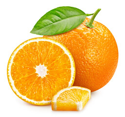 Orange isolated on white background