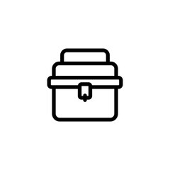 Car Service Icon Line tool box
