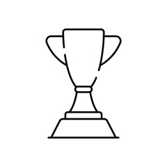 Boxing Trophy vector icon