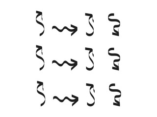 Hand-drawn arrow icon vector