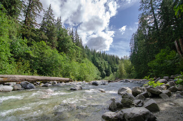Kettle River near Cascade Falls located Northeast of Mission, British Columbia, Canada