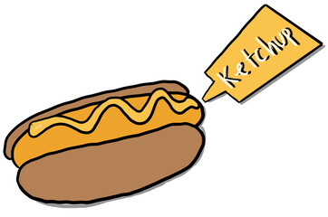 hot dog day cartoon