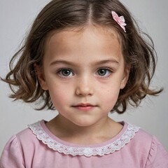 Stunning high-resolution photographs of an independent five-year-old girl, overly cunning and therefore attractive.