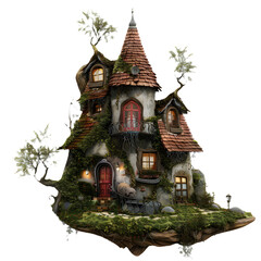 Fototapeta premium A house where a wonderful fairy lives