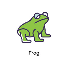 Frog vector icon