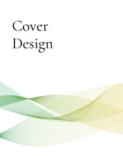 ウェーブ７ウェーブ　ウェーブライン　ビジネス　パワポ　表紙　背景　グラデーション　背景　黄色　緑