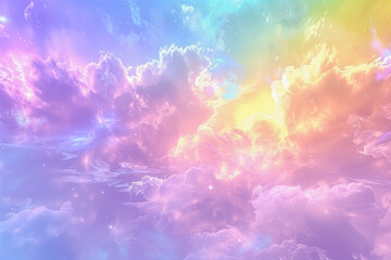 Fototapeta premium Abstract art background. colorful clouds