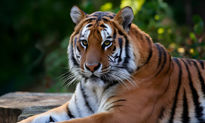portrait of a bengal tiger