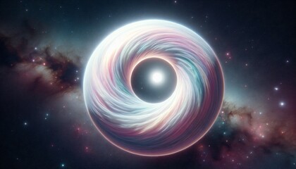 Obraz premium white hole in space