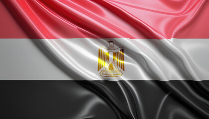 Egyptian Flag for national Day or Independence Day of egypt