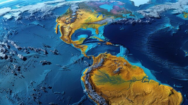 Plate Tectonics: Geologic theory describing Earth's lithospheric plate movements, which form continents, mountains, ocean basins, and cause seismic activity.
