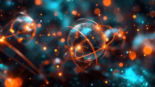 Quantum Mechanics: Fundamental theory in physics detailing particle actions at atomic and subatomic levels, governed by probabilities instead of certainties.
