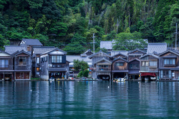 伊根の舟屋（若狭湾伊根浦・京都府伊根町）