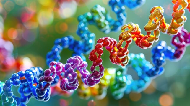 Genomics: Investigates an organism's complete genome, exploring DNA structure, function, evolution, and mapping to comprehend genetic influences on traits and diseases.