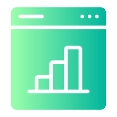 trending gradient icon