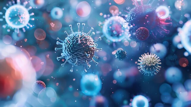 Immunology: Studies the immune system's responses to pathogens, allergens, and foreign substances, essential for health and disease research.
