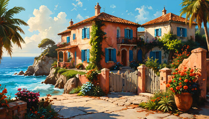 Maison de rêve en bord de mer