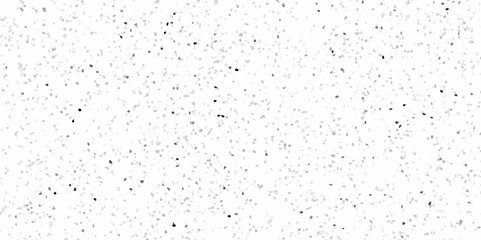 Terrazzo flooring consists of chips of marble texture. quartz surface white, black for bathroom or kitchen countertop. white paper texture background. rock stone marble backdrop textured illustration.