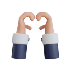 Love hand gesture 3D Icon