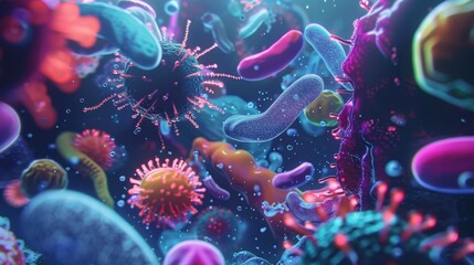 Microbiome: Complex ecosystem of microbes residing in and on the human body, vital for maintaining health, digestion, immunity, and disease resistance.
