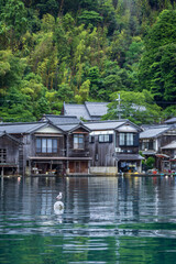 伊根の舟屋（若狭湾伊根浦・京都府伊根町）