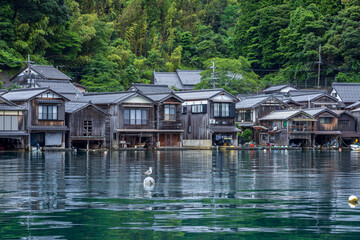 伊根の舟屋（若狭湾伊根浦・京都府伊根町）