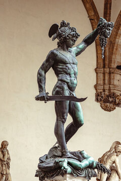 Perseus with the Head of Medusa is a bronze sculpture made by Benvenuto Cellini in the period 1545-1554