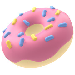 Donut 3D illustration