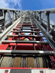 Drehleiter der Feuerwehr 