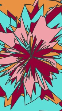 abstract background with splashes