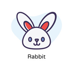 Rabbit vector icon
