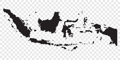 Indoensia island vector png transparent