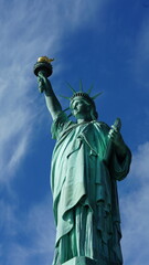 The statue of liberty view located in the New York city © Bo