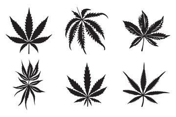 Creative Black Weed Vector Silhouette Art,
Modern Black Weed Vector Silhouette Illustration