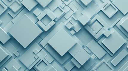Abstract light blue technology background with square shapes: modern digital design with geometric elements for high-tech applications and innovative visual projects.


