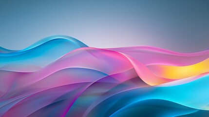 Fototapeta premium abstract background featuring smooth gradients and dynamic shapes. Utilize a vibrant color palette