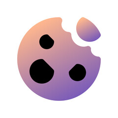 Editable choco chip cookie vector icon. Bakery, cooking, food. Part of a big icon set family. Perfect for web and app interfaces, presentations, infographics, etc