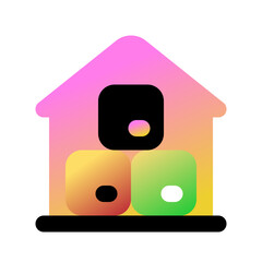 Editable warehouse vector icon. Shipping, delivery, e-commerce, transport, logistics. Part of a big icon set family. Perfect for web and app interfaces, presentations, infographics, etc