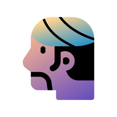 Editable hair style vector icon. Barbershop, lifestyle, grooming. Part of a big icon set family. Perfect for web and app interfaces, presentations, infographics, etc