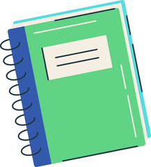 folder with paper  icon illustration