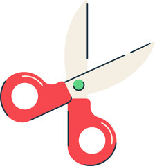 scissors icon illustration