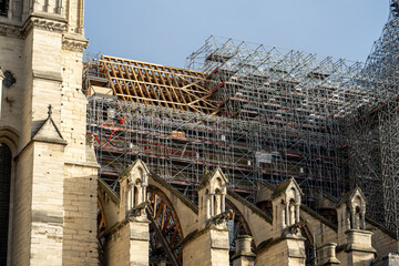 【パリ】改修工事中のノートルダム大聖堂 / 【Paris】Restoration of Notre-Dame...