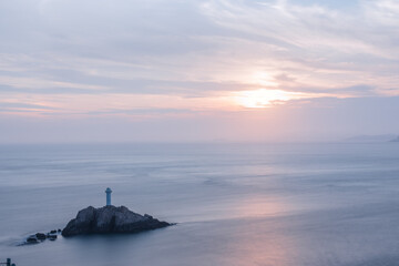 Fototapeta premium sunset over the sea