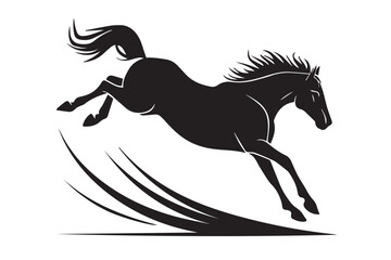 horse silhouette illustration