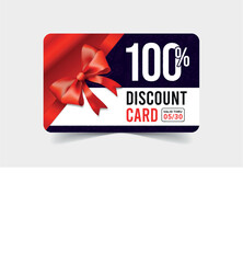 Discount and coupon cards with special discount card