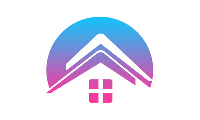 House property logo design vector