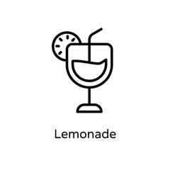 Lemonade vector icon