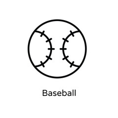 Baseball vector icon