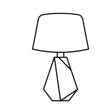 recommend clip art: Study Lamp Line